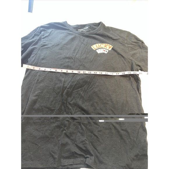 DEAD MANS HAND-ACES OVER EIGHTS-MOTORCYCLE T-SHIRT Large Lucky Brand 328 - Picture 6 of 6